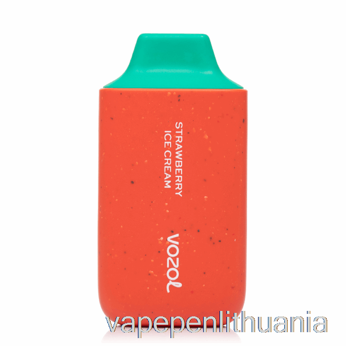Vozol Star 6000 Vienkartinis Braškių Ledų Vape Skystis